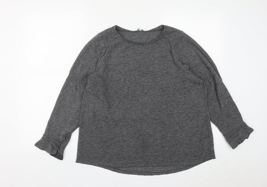 Womens UK Size 16 River Island Grey Pullover Jumper