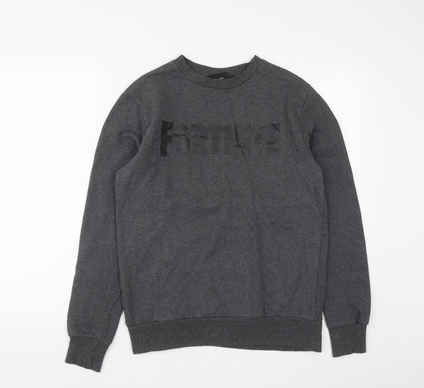 Priamrk Mens Grey  Polyester Pullover Sweatshirt Size S   - FORTNITE