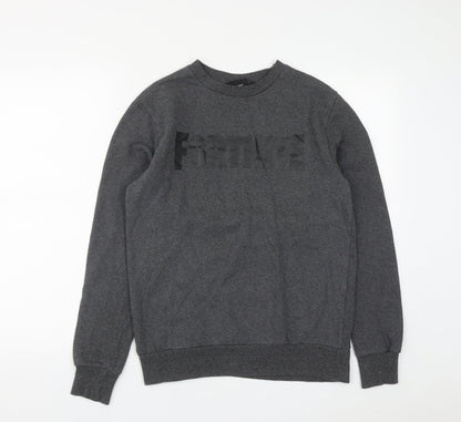 Priamrk Mens Grey  Polyester Pullover Sweatshirt Size S   - FORTNITE