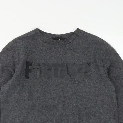 Priamrk Mens Grey  Polyester Pullover Sweatshirt Size S   - FORTNITE