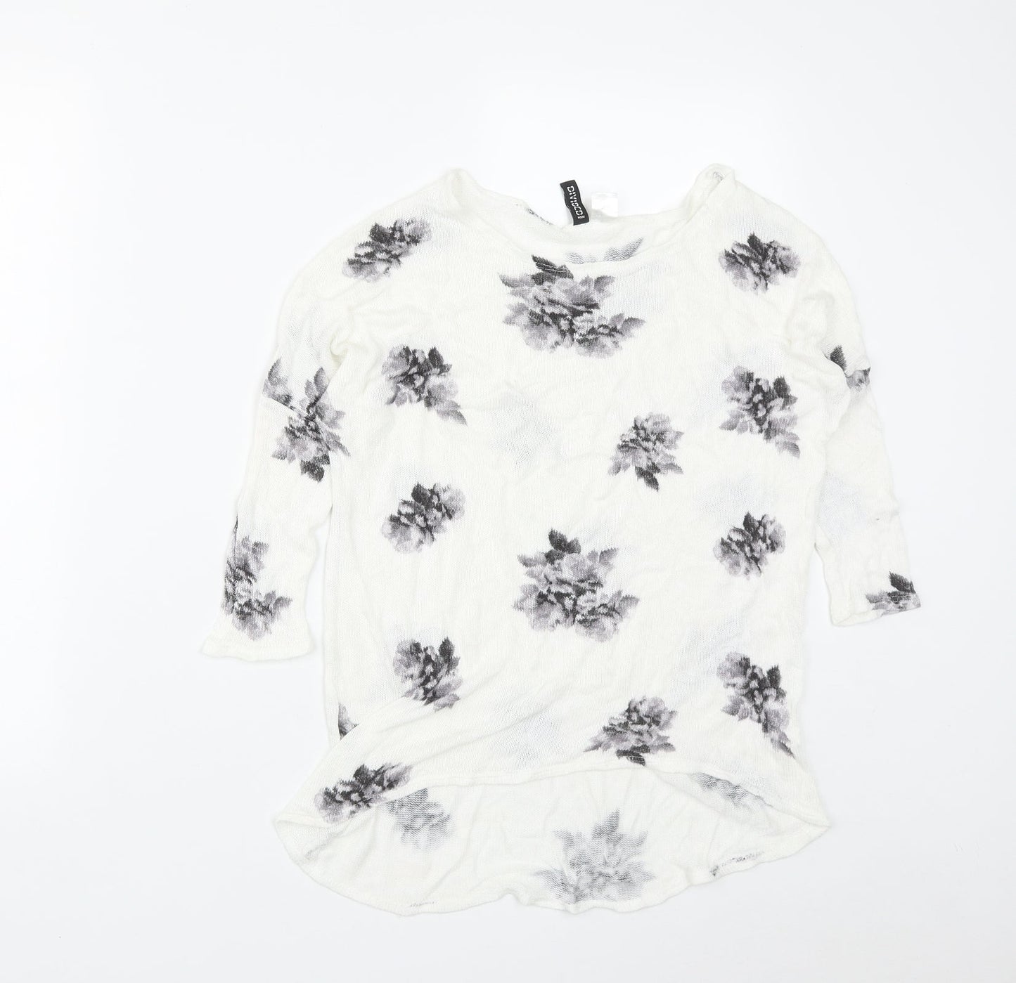 Womens UK Size S H&M White Pullover Jumper