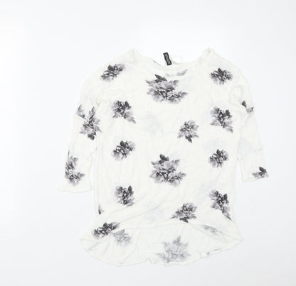 Womens UK Size S H&M White Pullover Jumper