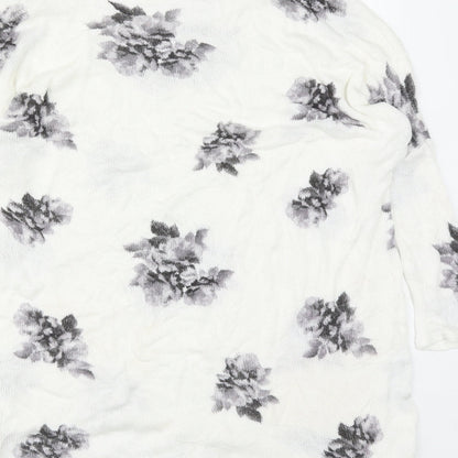 Womens UK Size S H&M White Pullover Jumper