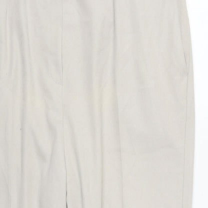 Womens UK Size 22 essence Regular Fit  Beige Trousers