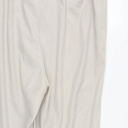 Womens UK Size 22 essence Regular Fit  Beige Trousers