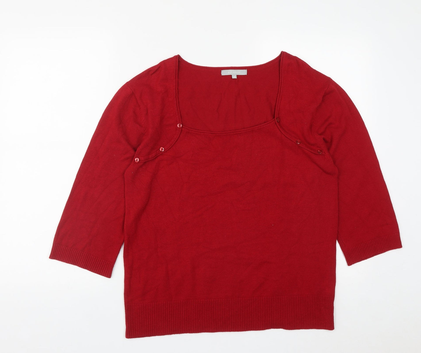 Womens UK Size XL Paramour Red Pullover Jumper