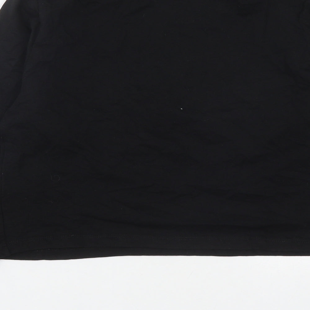 Atmosphere Womens Black  Cotton Pullover Sweatshirt Size 6   - London/Milan