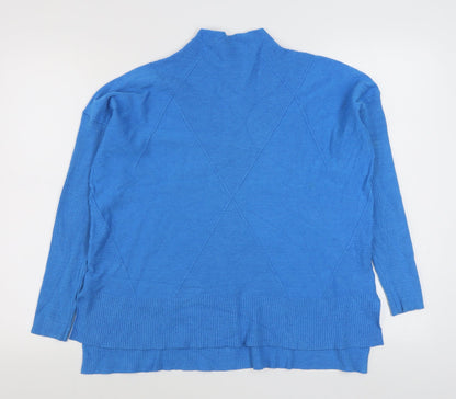 Womens UK Size S River Island Blue Pullover Jumper