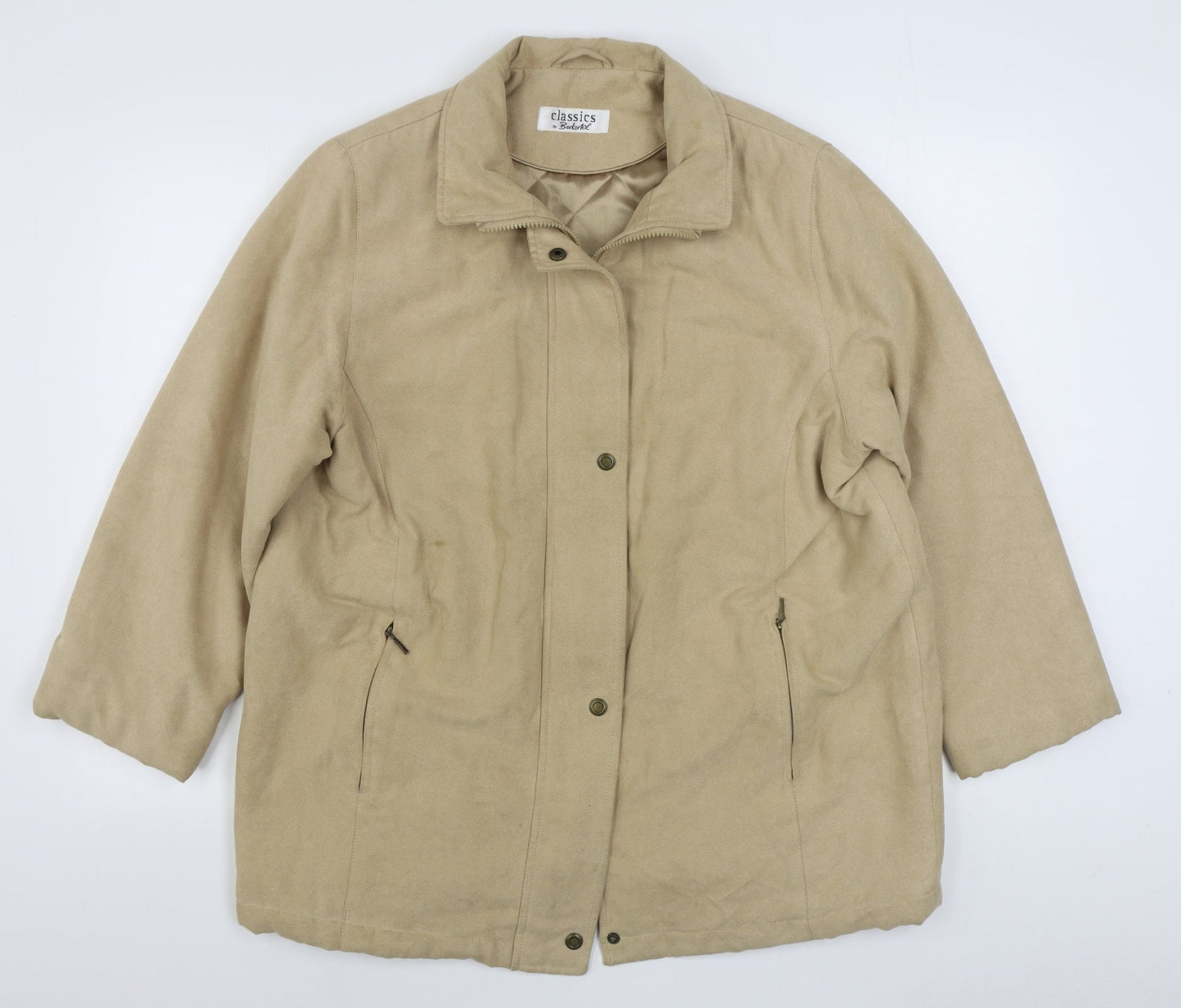 Womens UK Size 14 Berkertex Beige Jacket
