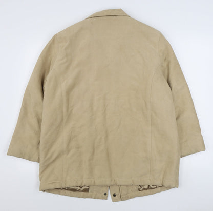 Womens UK Size 14 Berkertex Beige Jacket