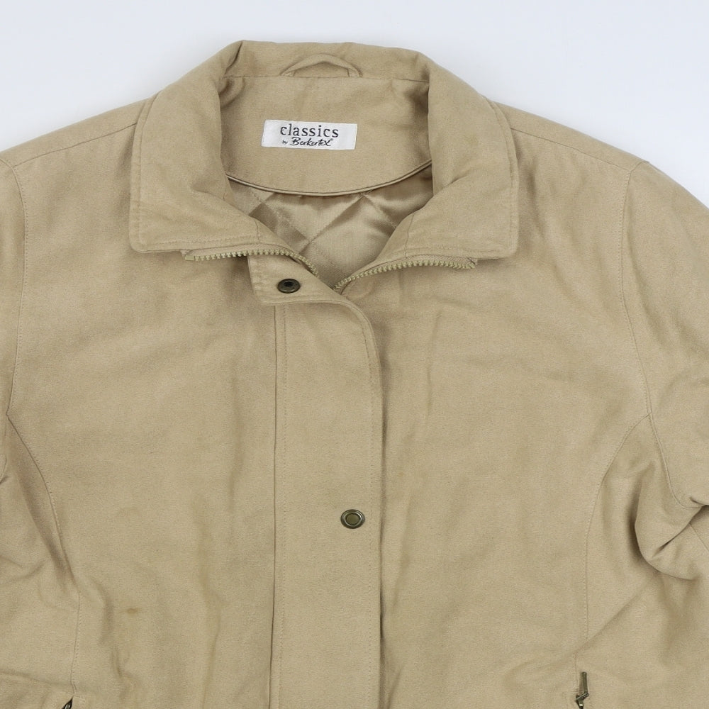 Womens UK Size 14 Berkertex Beige Jacket