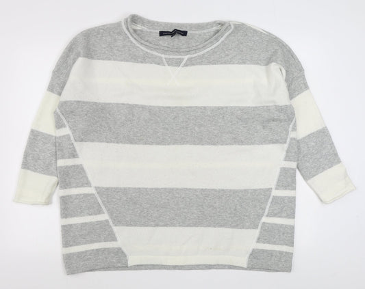 Womens UK Size XS French Connection Grey Pullover Jumper