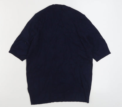 Womens UK Size 18 Marks and Spencer Blue Pullover Jumper