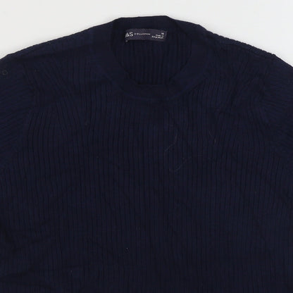 Womens UK Size 18 Marks and Spencer Blue Pullover Jumper