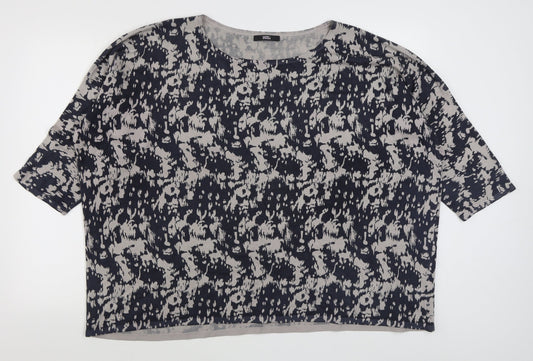 Womens UK Size 20 Marks and Spencer Blue Pullover Jumper