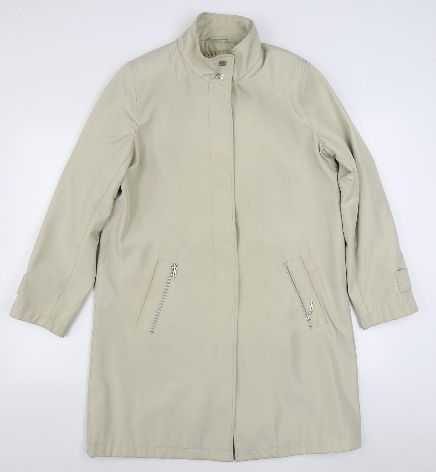 David Barry Womens Beige   Jacket  Size 10  Button