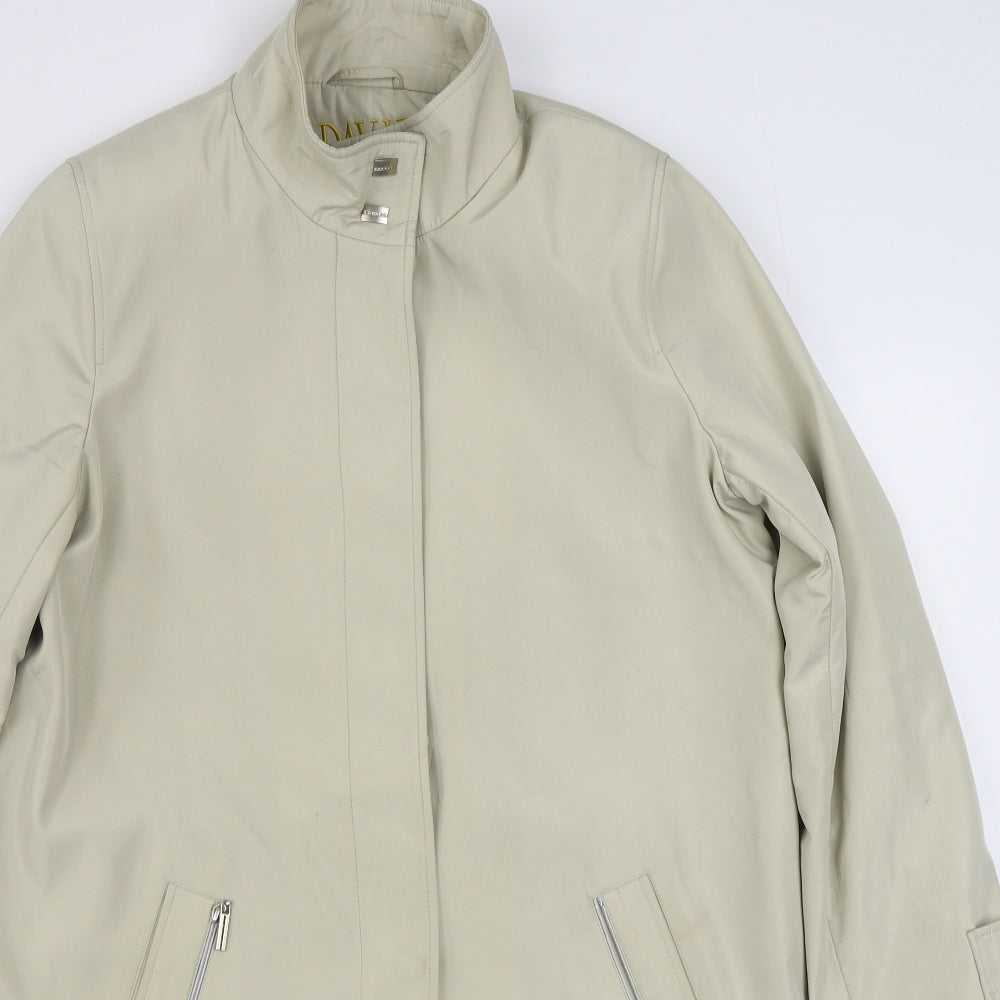 David Barry Womens Beige   Jacket  Size 10  Button