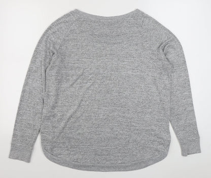 Womens UK Size M H&M Grey Pullover Sweatshirt
