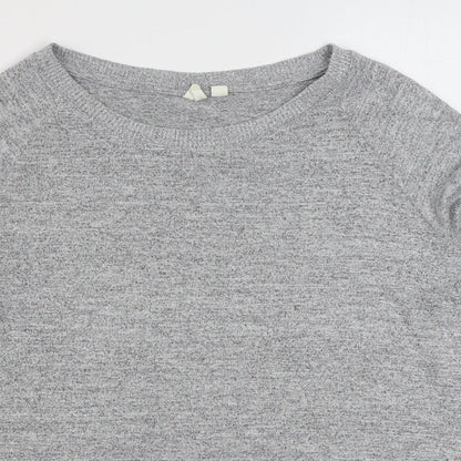 Womens UK Size M H&M Grey Pullover Sweatshirt