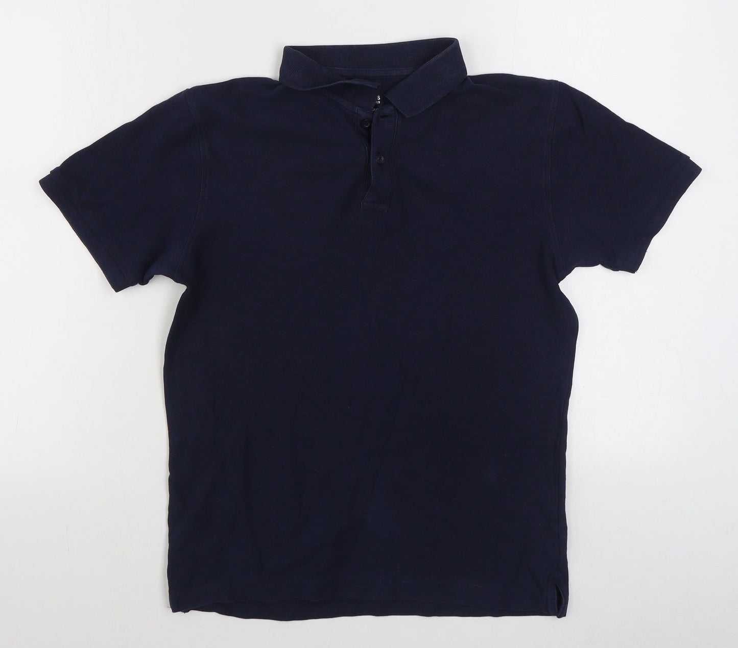 Dunnes Stores Mens Blue  Cotton  Polo Size XS Collared Pullover