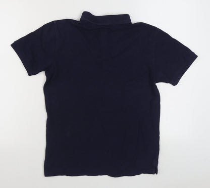 Dunnes Stores Mens Blue  Cotton  Polo Size XS Collared Pullover