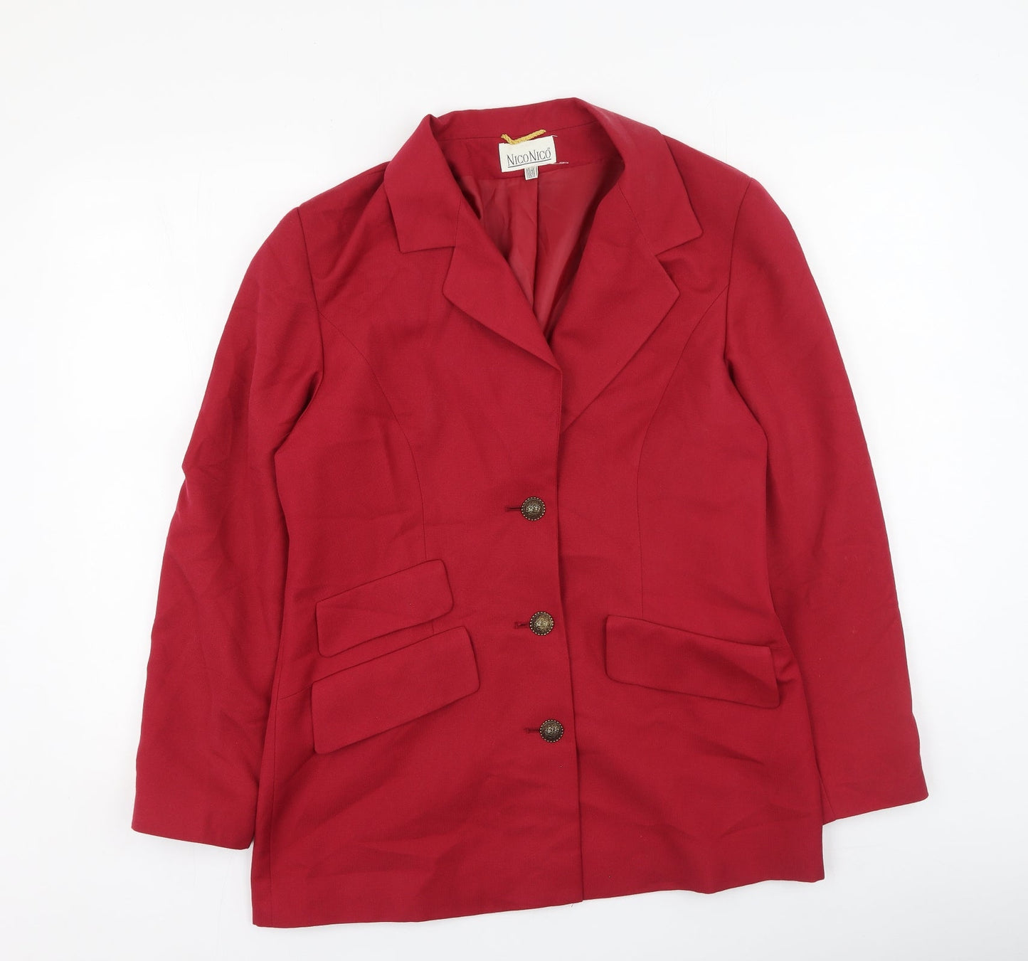 niconico Womens Red   Jacket  Size 12