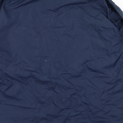 Mens UK Size S Result Blue Rain Coat