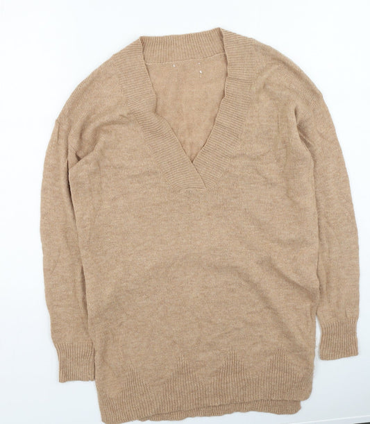 Womens UK Size S NEXT Brown Pullover Jumper