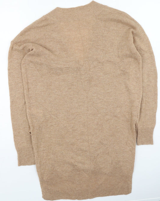 Womens UK Size S NEXT Brown Pullover Jumper