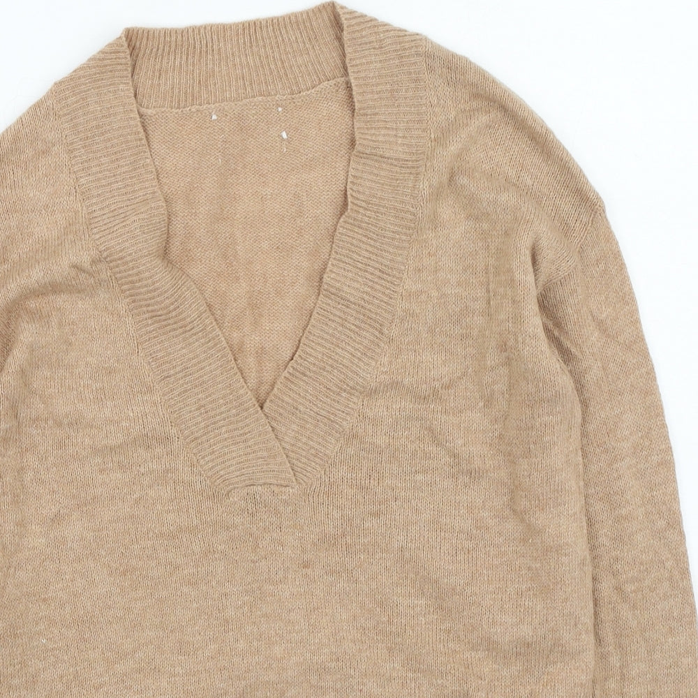 Womens UK Size S NEXT Brown Pullover Jumper