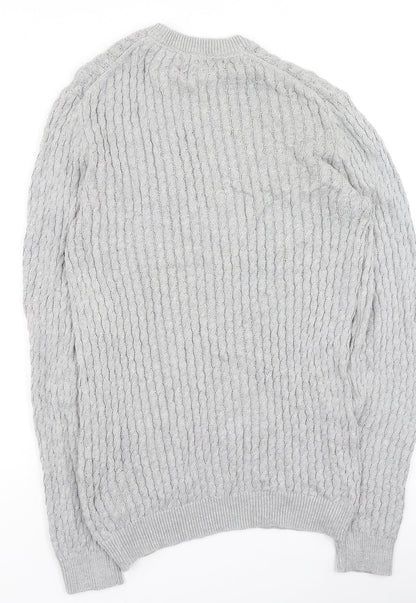 Womens UK Size S House of Fraser Grey Pullover Jumper