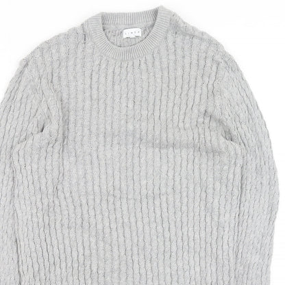 Womens UK Size S House of Fraser Grey Pullover Jumper