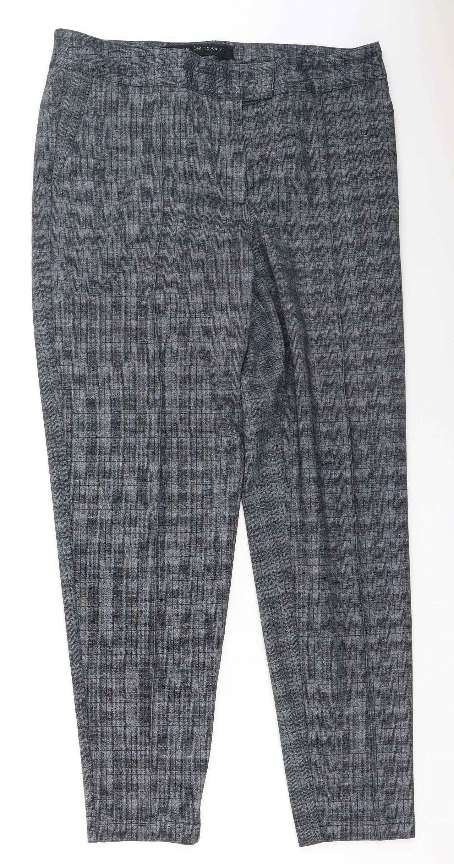 Womens UK Size 12 NEXT Regular Fit  Grey Trousers
