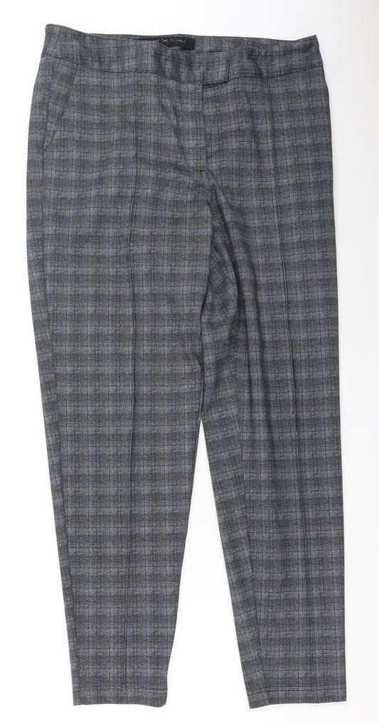 Womens UK Size 12 NEXT Regular Fit  Grey Trousers