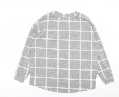 Womens UK Size 8 River Island Grey Pullover Jumper