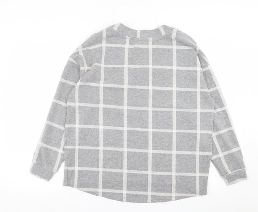 Womens UK Size 8 River Island Grey Pullover Jumper