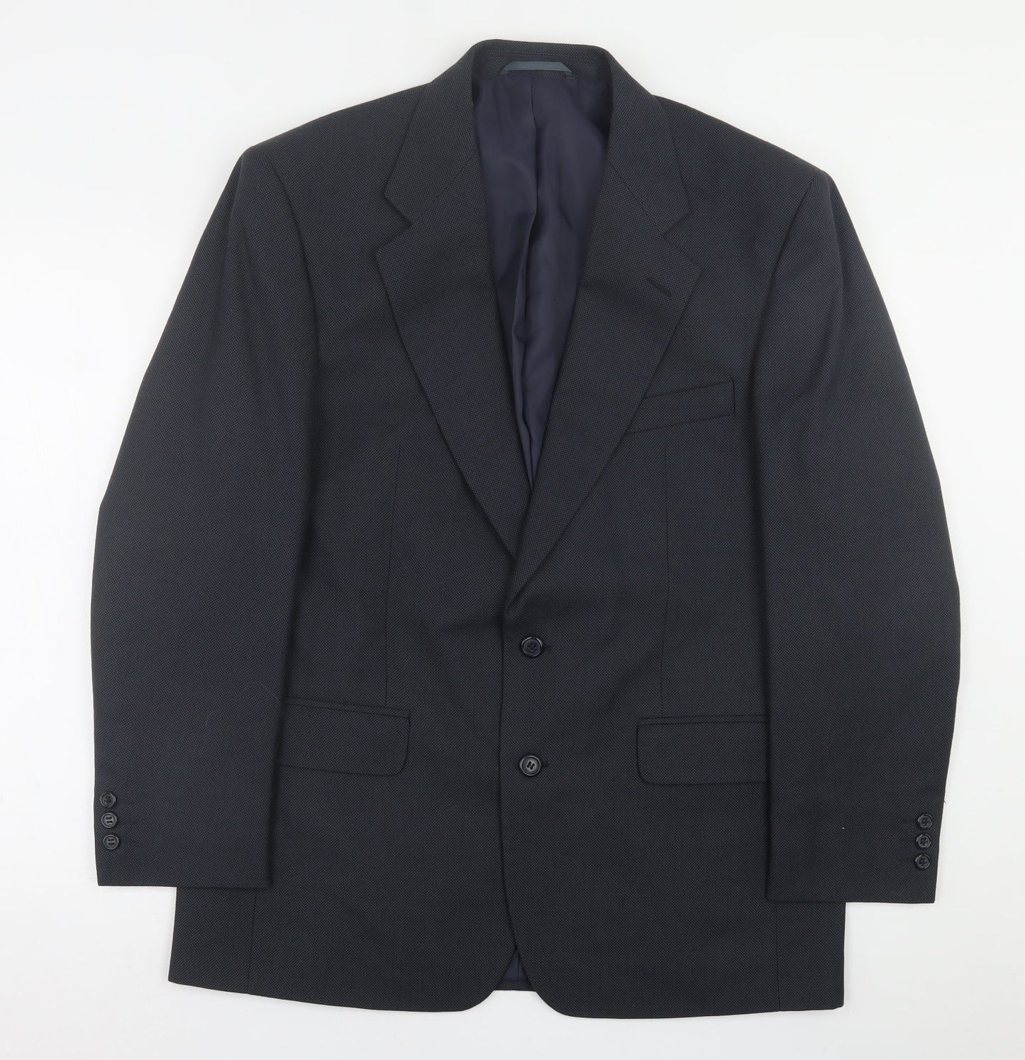 Mens UK Size 42 Greenwoods Regular Black Suit Jacket