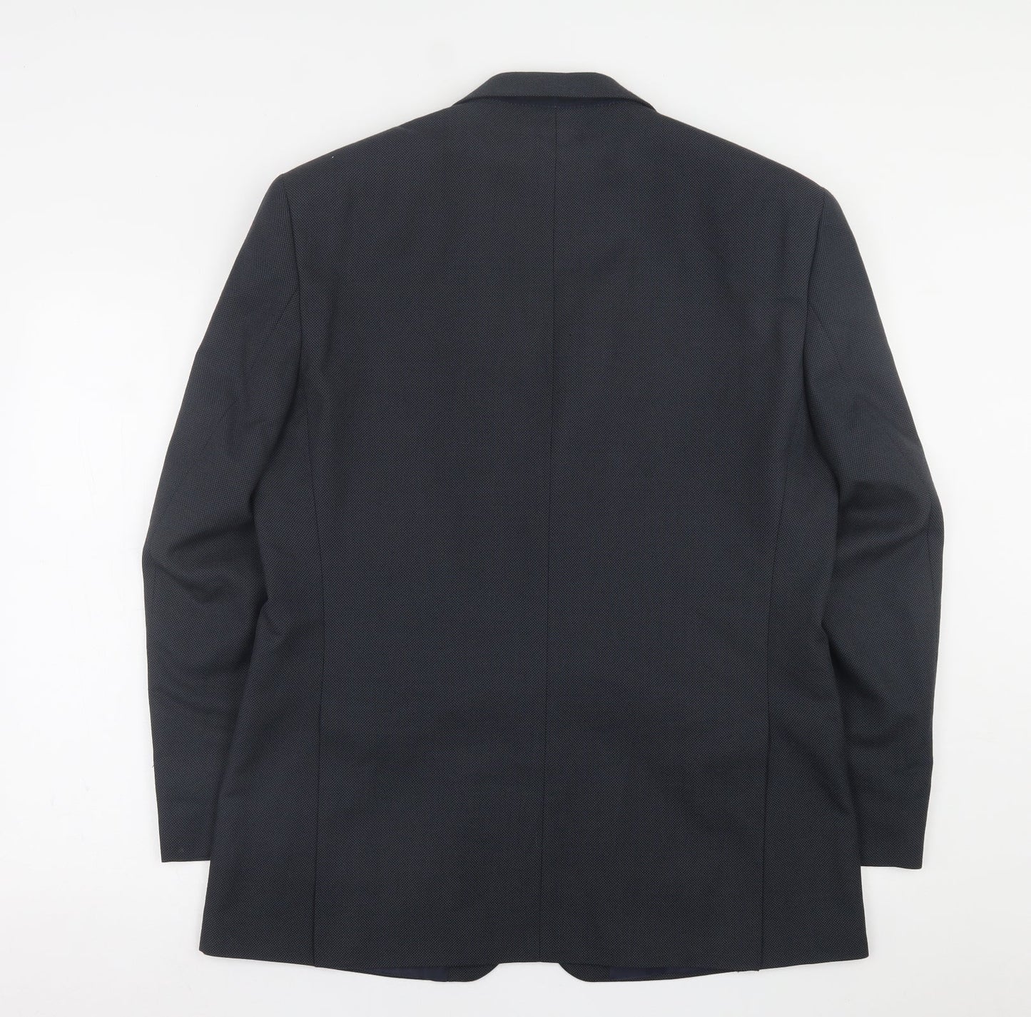 Mens UK Size 42 Greenwoods Regular Black Suit Jacket