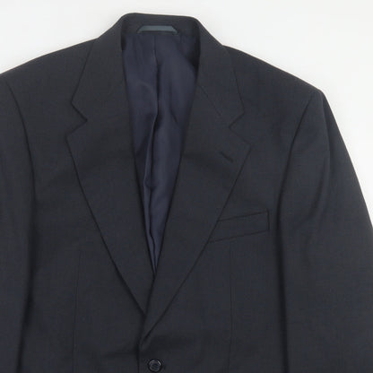 Mens UK Size 42 Greenwoods Regular Black Suit Jacket
