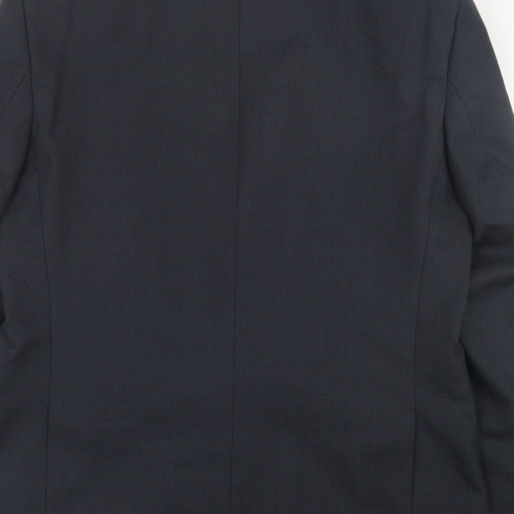 Mens UK Size 42 Greenwoods Regular Black Suit Jacket