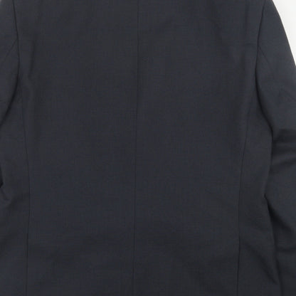 Mens UK Size 42 Greenwoods Regular Black Suit Jacket