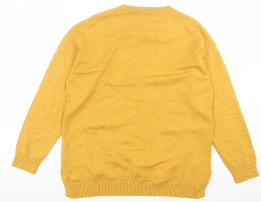 Womens UK Size L Paramour Yellow Pullover Jumper