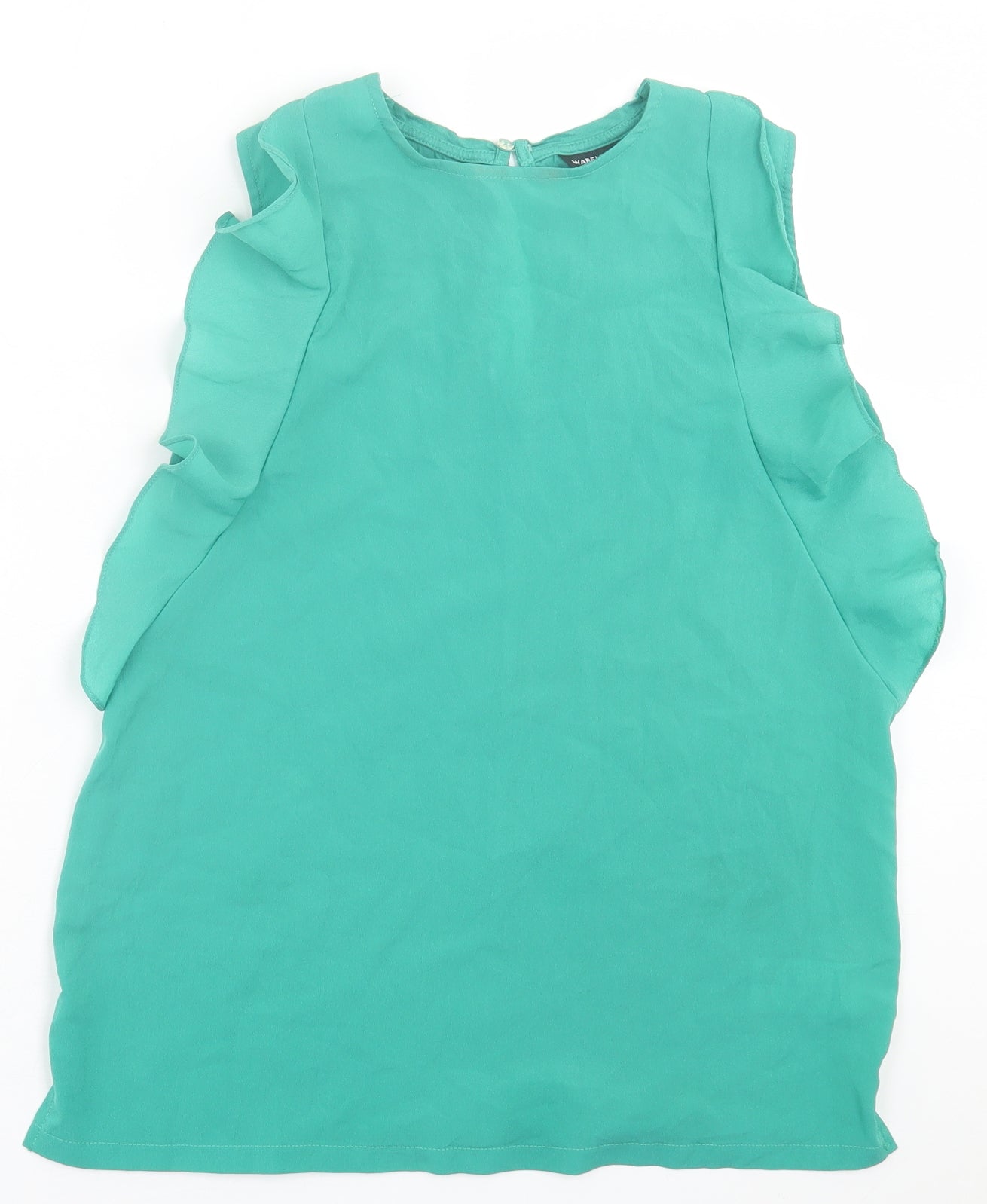 Womens UK Size 12 Warehouse Green Basic Tank