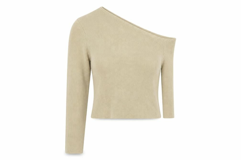 Womens UK Size 8 I SAW IT FIRST Beige Basic Blouse