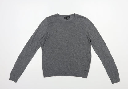 Womens UK Size 12 Topshop Grey Pullover Jumper