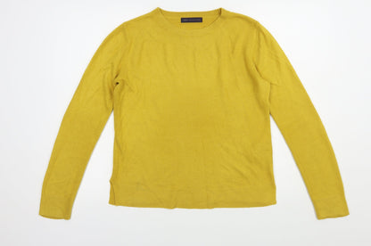 Womens UK Size 12 Marks and Spencer Yellow Pullover Jumper