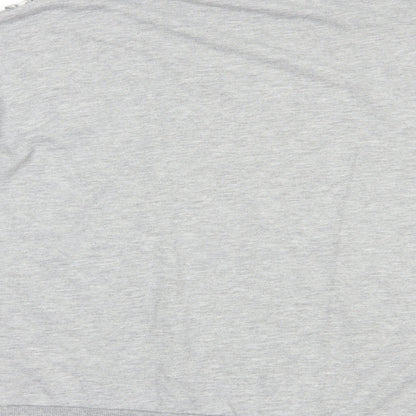Nutmeg Womens Grey  Polyester Pullover Sweatshirt Size 14  Pullover