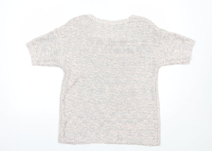 George Womens Pink Boat Neck  Camel Pullover Jumper Size 14