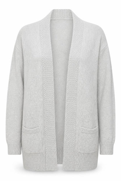 Womens UK Size 10 BHS Grey Cardigan Jumper