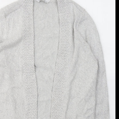 Womens UK Size 10 BHS Grey Cardigan Jumper